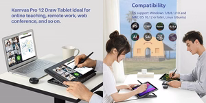 Graphics Tablet HUION Kamvas Pro 12