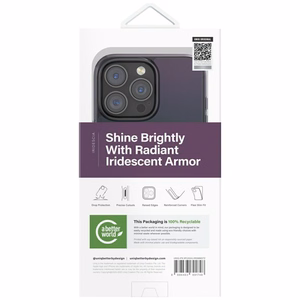 Uniq Iridescia Magclick uzlādes apvalks iPhone 16 Pro Max – melns