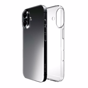Puro 03 Nude silikona viedtālruņa apvalks iPhone 16 - caurspīdīgs
