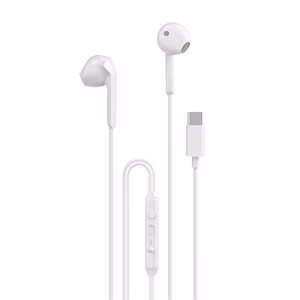 Dudao X3C проводные вставные наушники USB-C 1.2м белые