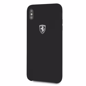 Ferrari cieta viedtālruņa apvalks iPhone Xs Max - melns/melns Silikona Off Track