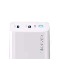 Forever TC-06-65CC GaN PD QC lādētājs 2x USB-C 65W balts