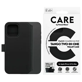 CARE by PanzerGlass Tango 2in1 maks Magnētiskais viedtālruņa apvalks iPhone 16 Pro Max - melns