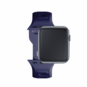 3mk silikona siksniņa Apple Watch, 38/40/41/42 mm, okeāna zils, mazais izmērs