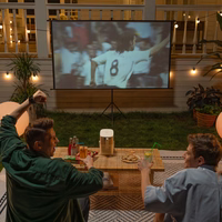 Yaber T2 Plus LCD FullHD 1080p multimediju projektors ar JBL skaļruņiem - bēšs