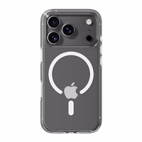 Rock Crystal Shield Sērijas Magnētiskais Viedtālruņa apvalks Iphone 17 Pro caurspīdīgs