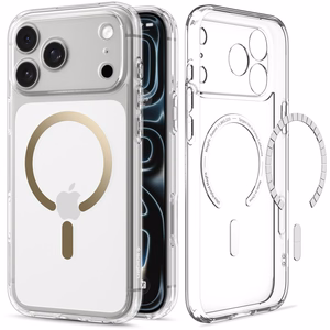 Spigen Ultra Hybrid MagSafe maciņš iPhone 18 Pro Max / 17 Pro Max, caurspīdīgs zeltains