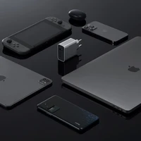 Cuktech 65W GaN sienas lādētājs 2xUSB-C 1xUSB-A pelēks