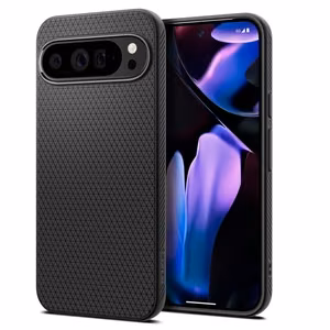 Spigen Liquid Air viedtālruņa apvalks Google Pixel 9 Pro XL - melns