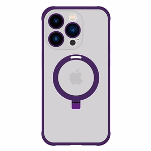 Tel Protect Magical Magnētiskais Viedtālruņa apvalks ar statīvu Iphone 15 Pro Max violets