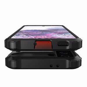 Hybrid Armor Case Tough Rugged Cover for Samsung Galaxy S22+ (S22 Plus) black