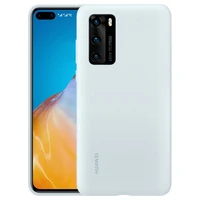Oriģinālais maciņš Huawei P40 - silikona aizsargmaciņš (51993723) gaiši zils