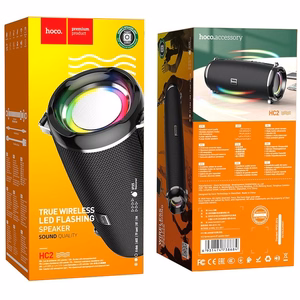 Bluetooth skaļrunis LED 2 x 5W 6h Hoco HC2 melns