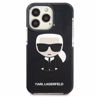 Karl Lagerfeld Iconik Karl apvalks iPhone 13 Pro / iPhone 13 - melns