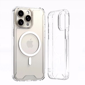 Caurspīdīgs stūra apvalks MagSafe iPhone 16 Plus - caurspīdīgs