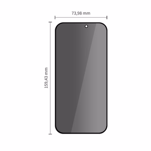 Tech-Protect Glass SPY+ privātuma rūdītais stikls, 2 gab., iPhone 18 Pro Max