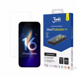 LCD ekrāna aizsarglīdzeklis 3mk Silver Protection+ Apple iPhone 16