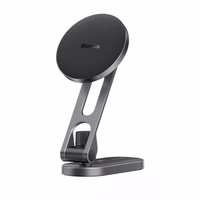 Auto turētājs Baseus "T-Space" Sudrabs (magnetinic / sticky pad)