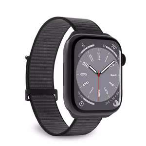 Puro Sport neilona siksniņa Apple Watch 42 / 44 / 45 / 49 mm – melnā krāsā
