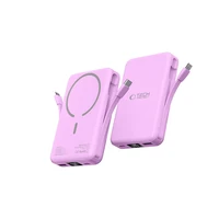 Tech-Protect PB31 MagSafe 10000mAh Portatīvais lādētājs (m) - violeta