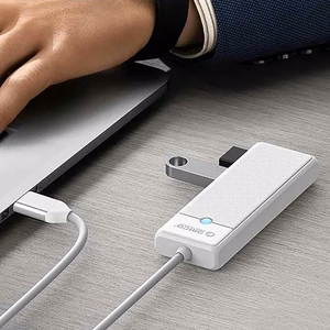 Orico PAPW4A-C3 USB Hub 4-port 4x USB-A 3.0 1 m - white