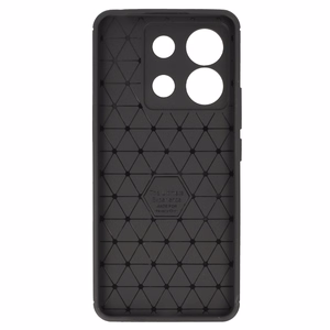 Tel Protect Carbon Elite viedtālruņa apvalks Xiaomi Redmi Note 13 Pro 5G melns