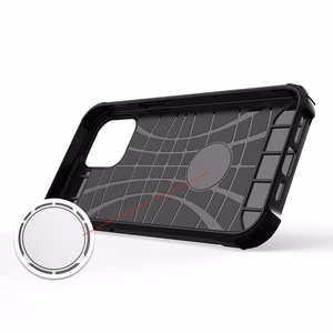 Hybrid Armor Case прочный защищённый чехол для iPhone 13 золотой