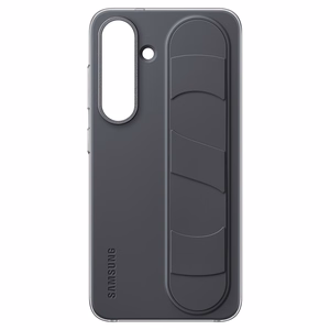 Samsung silikona viedtālruņa apvalks ar turētāju / statīvu Standing Grip Case EF-GS931CBEGWW Samsung Galaxy S25 - melns