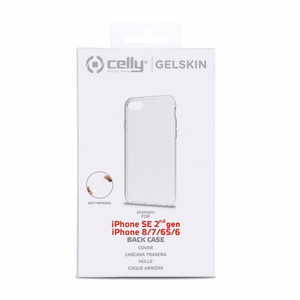 Caurspīdīgs CELLY Gelskin aizmugures vāciņš iPhone SE 2022 / SE 2020 / 8 / 7 / 6s / 6