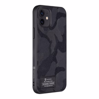 Tactical Camo Troop Maciņš for Apple iPhone 12/12 Pro Melns
