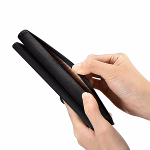 iCarer Maksts apvalks Samsung Galaxy S23 ādas apvalks maksts melns