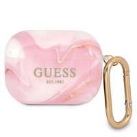 Guess GUAPUNMP AirPods Pro coverpink/rozā Marble Collection