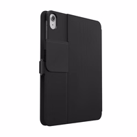 Speck Balance Folio – iPad 11" (2025) / 10.9" (2022) maciņš with MICROBAN Coating w/Magnet & statīvs up (melns)