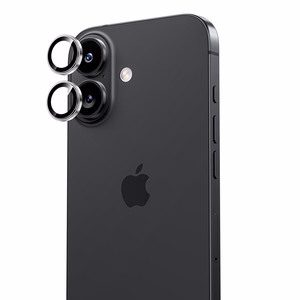 Benks Grūdinātais stikls Glass Warrior Metāla objektīva aizsargstikls kamerai Iphone 17 (2 gab.) melns