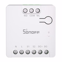 SONOFF MINI-D viedais WiFi Matter slēdzis (AC/DC 12-48V, sausais kontakts)