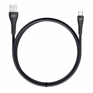 Blue Star kabelis USB A - USB C 2A 12W 1m PJ-DG4-A melns