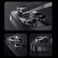 Benks Rūdīts stikls Glass Warrior Objektīva Aizsardzība kamerai Iphone 16/16 Plus (2 objektīvi) sudraba titāns