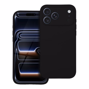 Чехол для iPhone 17 Pro Max Silicone 2mm чёрный