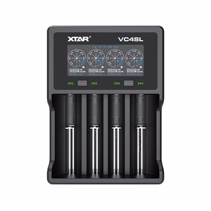 XTAR VC4SL – 4 kanālu litija jonu, NiMH un NiCd akumulatoru lādētājs