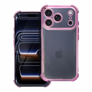 Viedtālruņa apvalks ANTISHOCK ELECTRO IPHONE 17 Pro rozā
