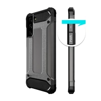 Hybrid Armor apvalks izturīgs izturīgs apvalks Samsung Galaxy S22+ (S22 Plus) melns