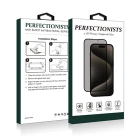 Rūdīts stikls 2.5D Privacy Perfectionists Apple iPhone X/XS/11 Pro melns