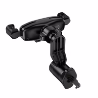 HOCO gravitācijas automašīnas turētājs ventilācijas atverei H66 melns