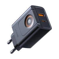 McDodo CH-3700 30W 2-in-1 USB-C+A lādētājs, melns