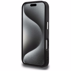 Karl Lagerfeld IML Choupette Head Logo MagSafe Case for iPhone 16 Pro - Black