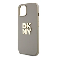 DKNY Viedtālruņa apvalks ar siksniņu un logotipu iPhone 15 / 14 / 13 - bēšs