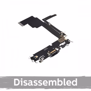Charging Port Compatible With iPhone 15 Pro Max with Flex / Natural Titanium / (100% original / disassembled)