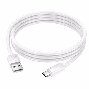 Kabelis USB-A uz USB-C Hoco 3A 1 m X114 balts