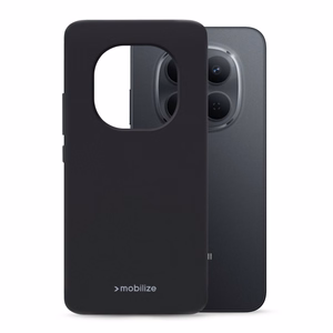 Mobilize Rubber Gelly maciņš Xiaomi Redmi Note 15 Pro matēts melns