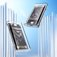 Orico TC10-MS MSATA USB-C 3.2 5 Gb/s diska kasetne - caurspīdīga